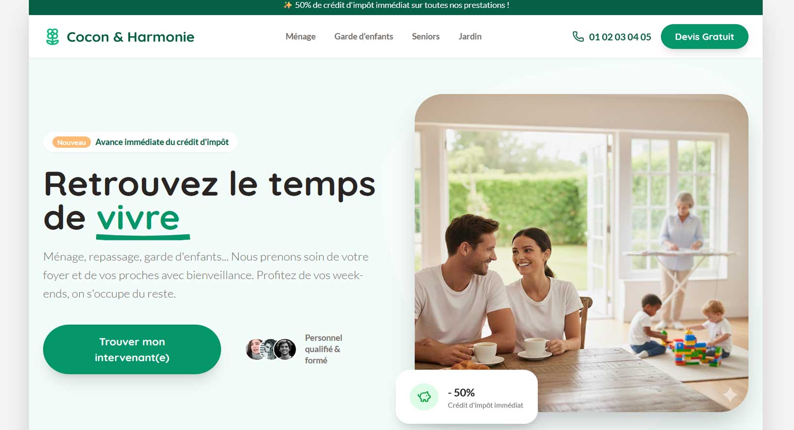 Site Service à domicile